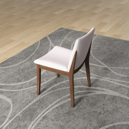 Laura - Mid-Century Modern Dining Chair (Set of 2) - Beige
