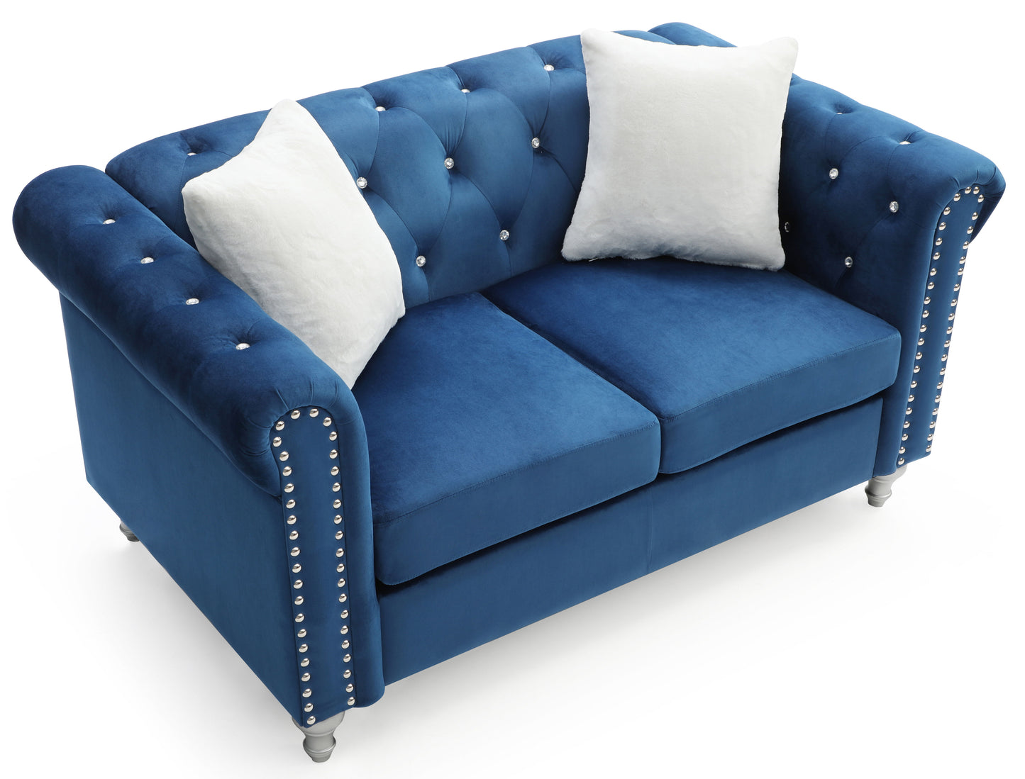 Chic Loveseat - Navy Blue
