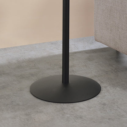 Circa - End Table With Marble Textured Top - Gray