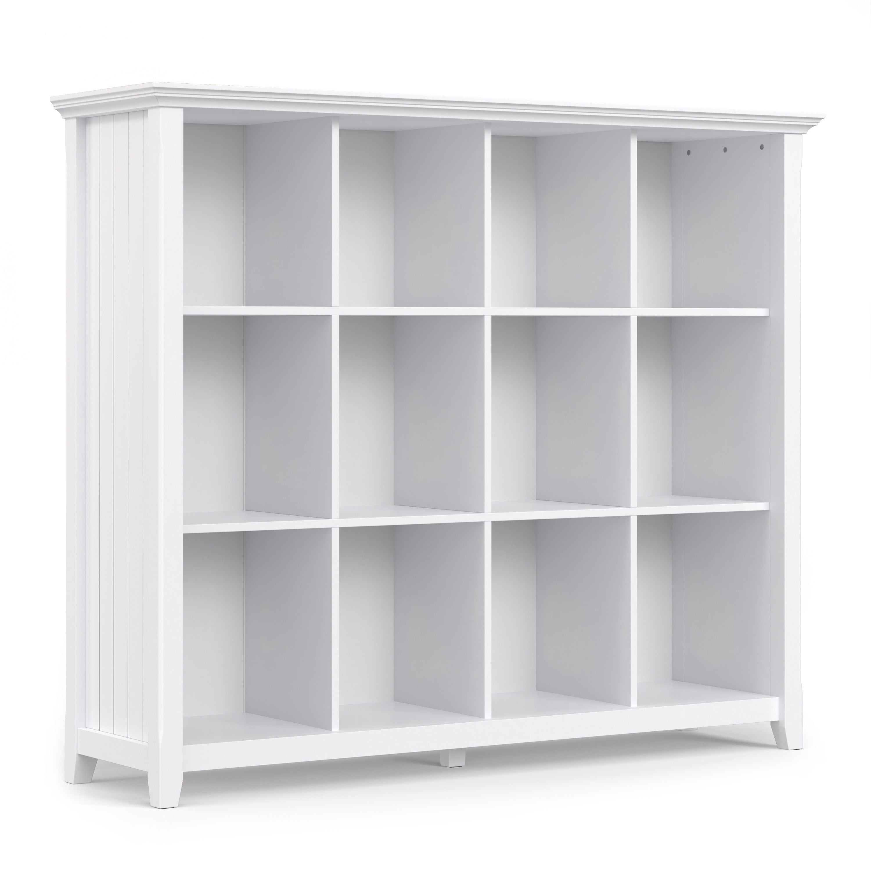 Acadian - 12 Cube Storage - White