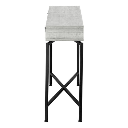 Accent Console Table For Entryway, Storage Drawer, Contemporary & Modern - Gray