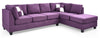 Malone - Sectional - Purple