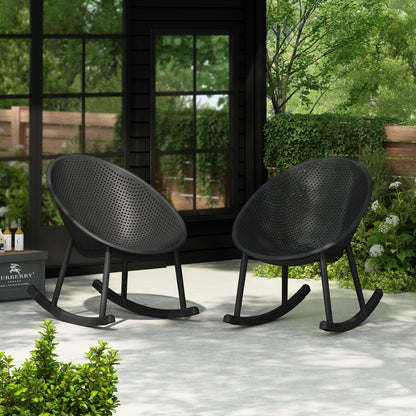 Gable - Rocking Chair (Set of 2) - Black