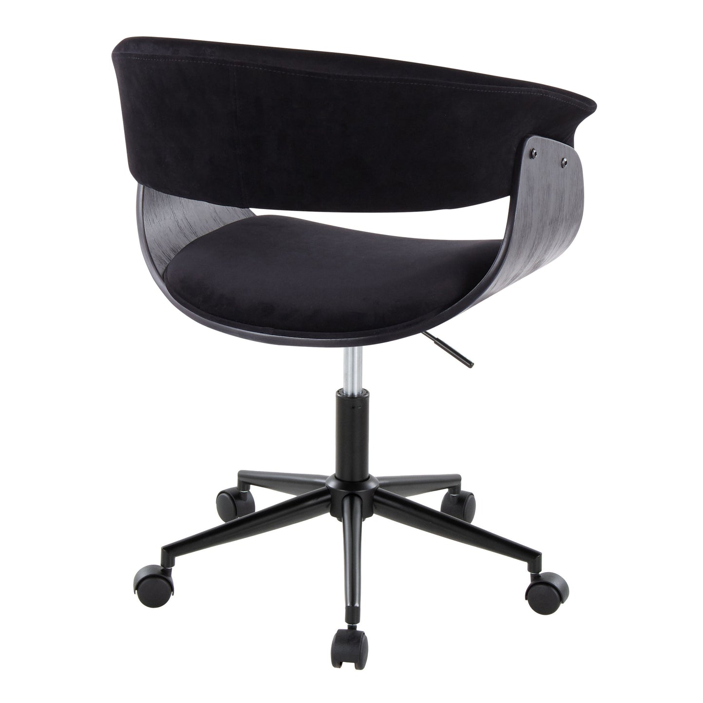 Vintage Mod - Mid-Century Modern Office Chair - Black
