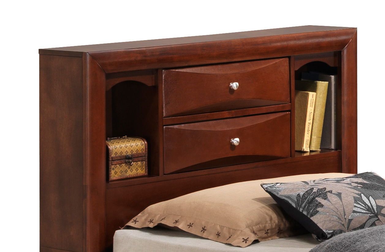 Marilla - Queen Storage Bed - Cherry