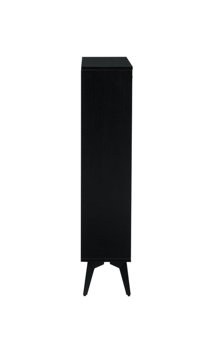 Shoe Cabinet, Shoe Storage Shelves - Black