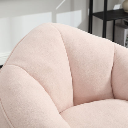 Bedding Bean Bag Sofa Chair High Pressure Foam Bean Bag Chair Adult Material With Padded Foam Padding Compressed Bean Bag With Footrest - Pink