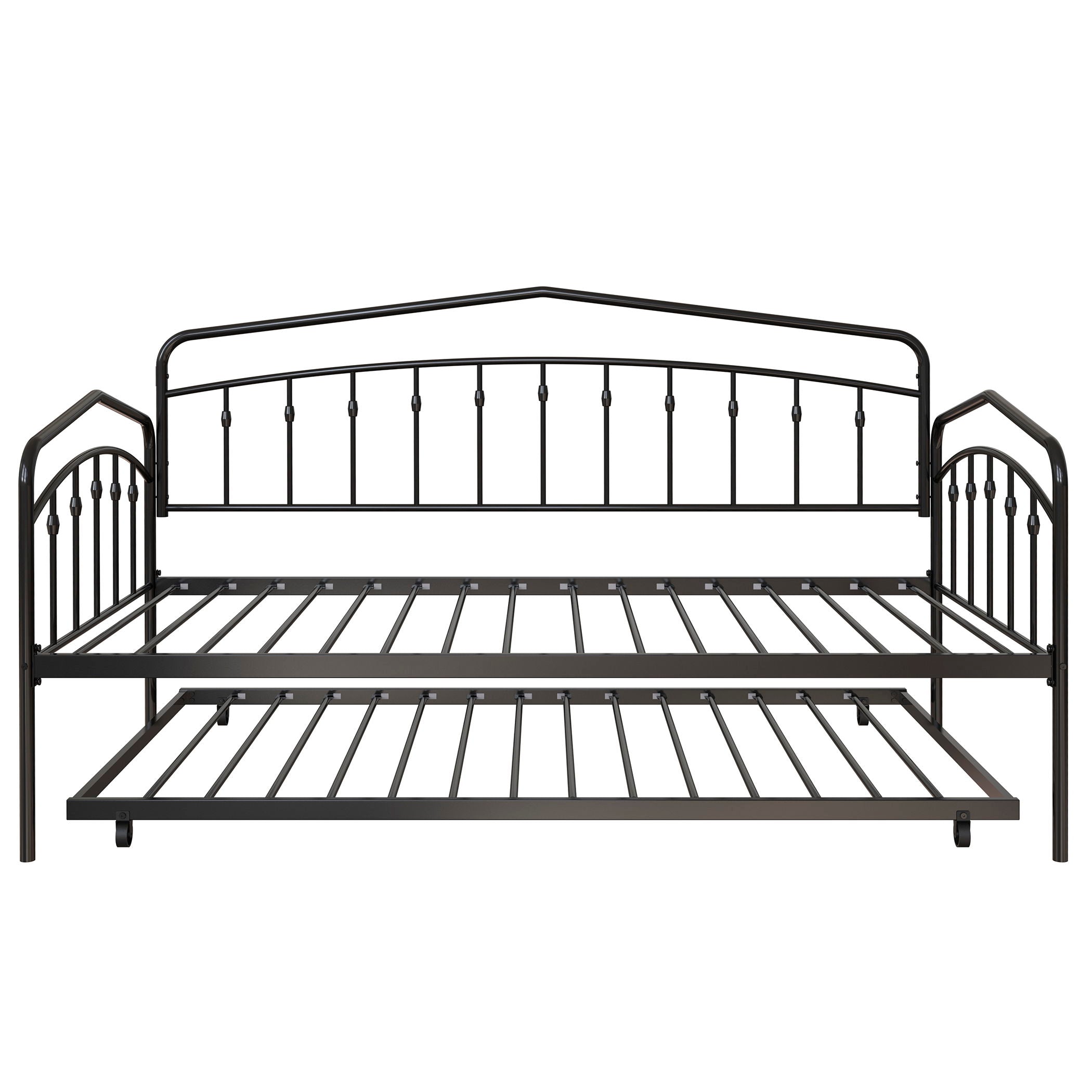 Fox - Twin Daybed With Twin Trundle - Black