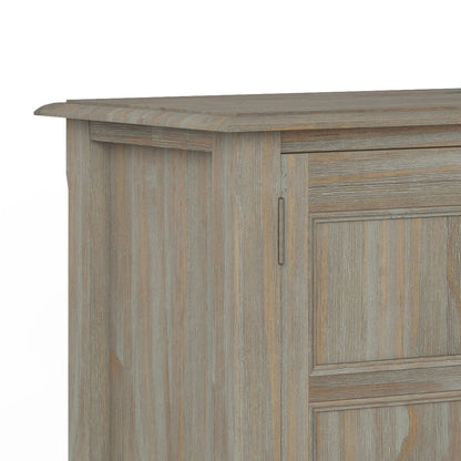 Burlington - Low Storage Cabinet - Distressed Gray