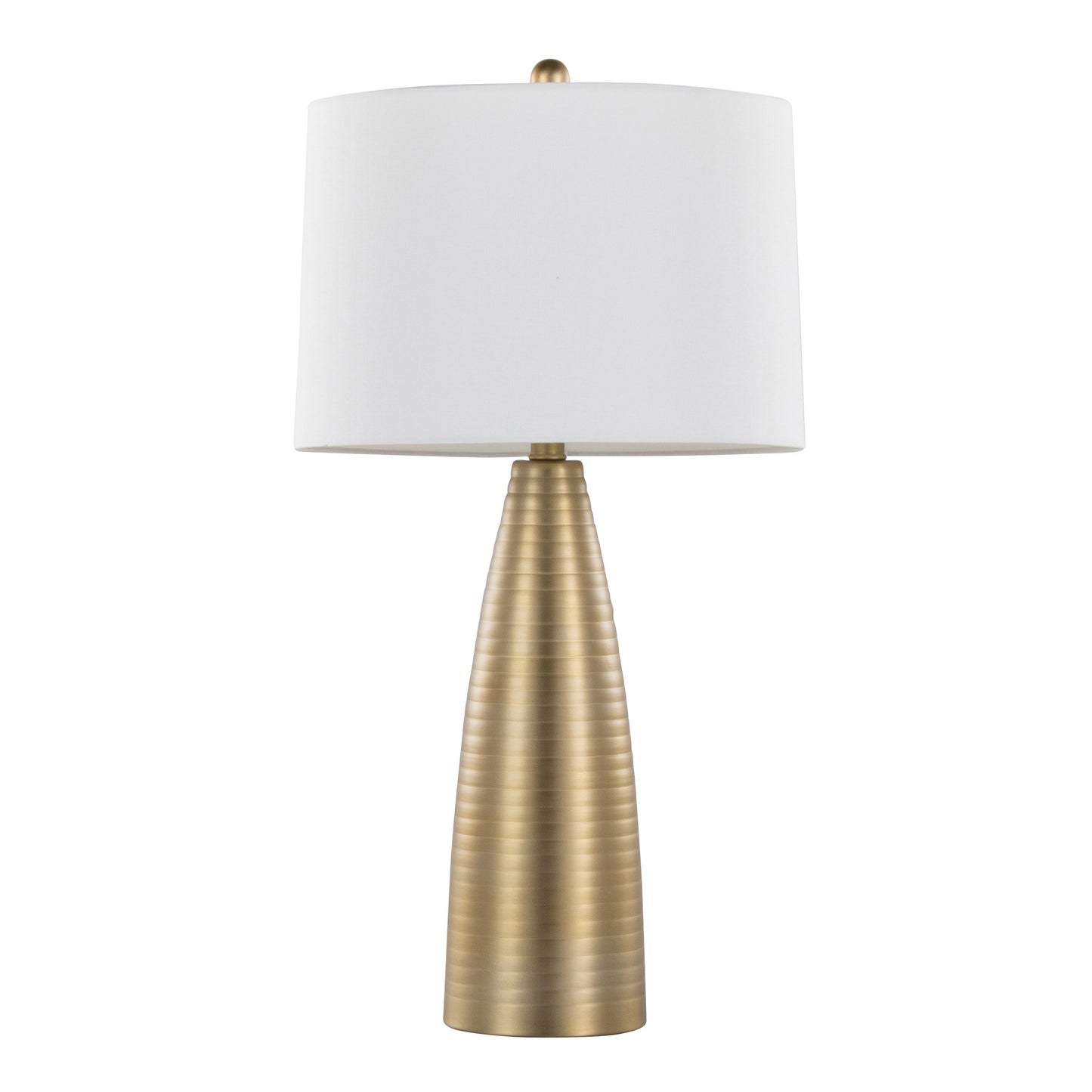 Maya - Contemporary Table Lamp (Set of 2) - Gold / White