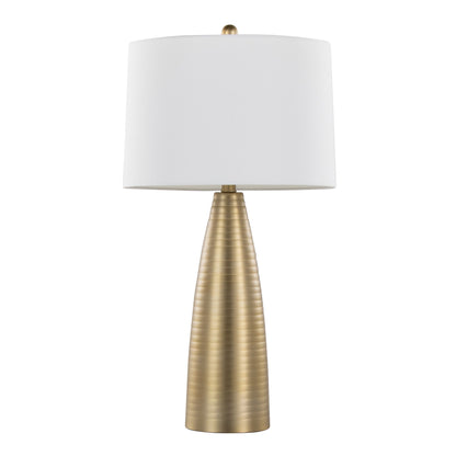 Maya - Contemporary Table Lamp (Set of 2) - Gold / White