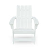Enigmara - Outdoor High Density Resin Adirondack Chair - White