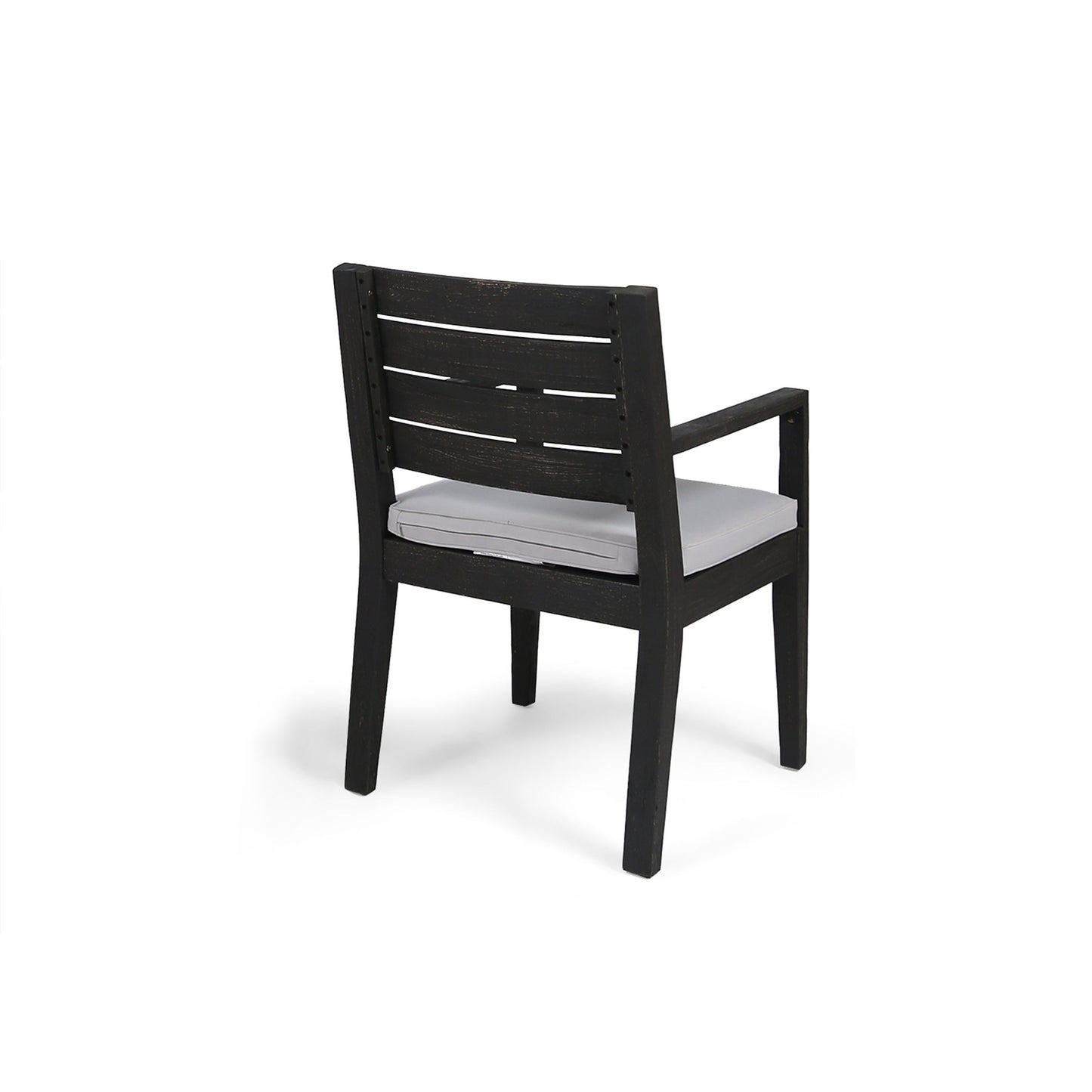 Outdoor Dining Chair (Set of 2) - Dark Gray / Light Gray - Dark Gray
