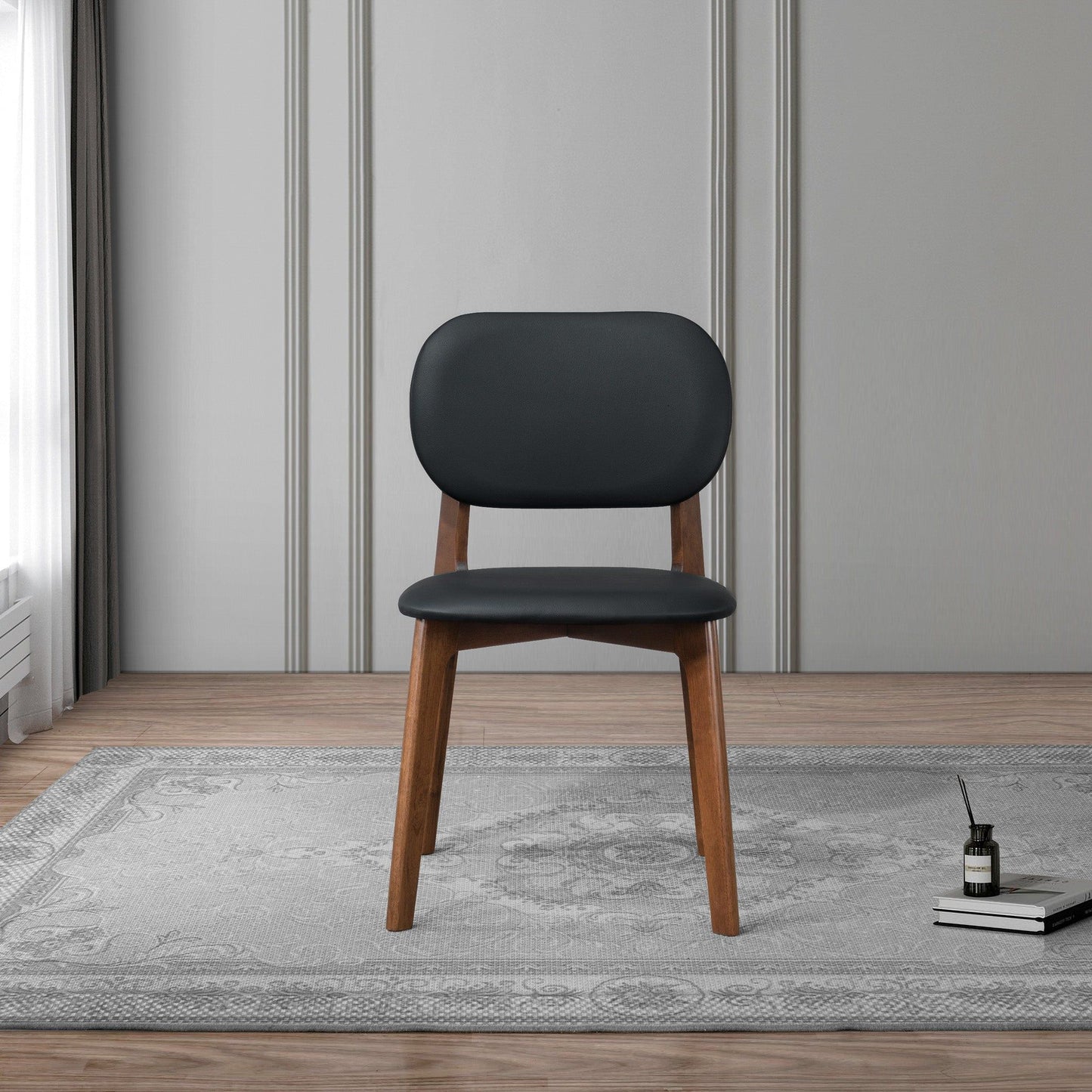 Kelsey - Dining Chair (Set of 2) - Black / Brown