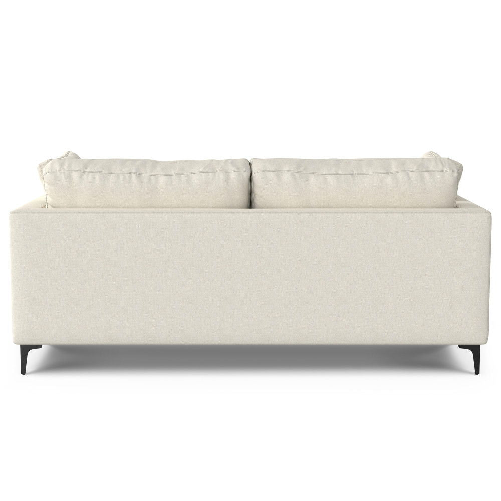 Ava - Mid Century Sofa, Upholstered - Cream