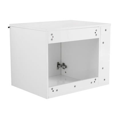 Modern 24" Bathroom Vanity, Suitable For Small Bathroom Spaces - White Oak