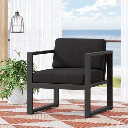 Navan - Club Chair - Dark Gray