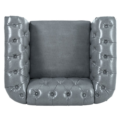 1 Seater Sofa For Living Room - Gray