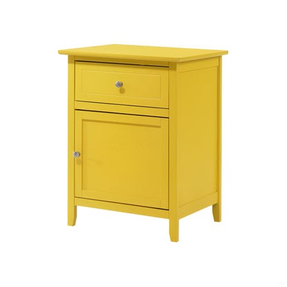 Chic Transitional Nightstand - Yellow