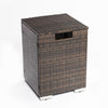 Rattan Propane Tank Cover Gas Bottle Cover Outdoor Wicker Gas Cylinder Cover - Brown