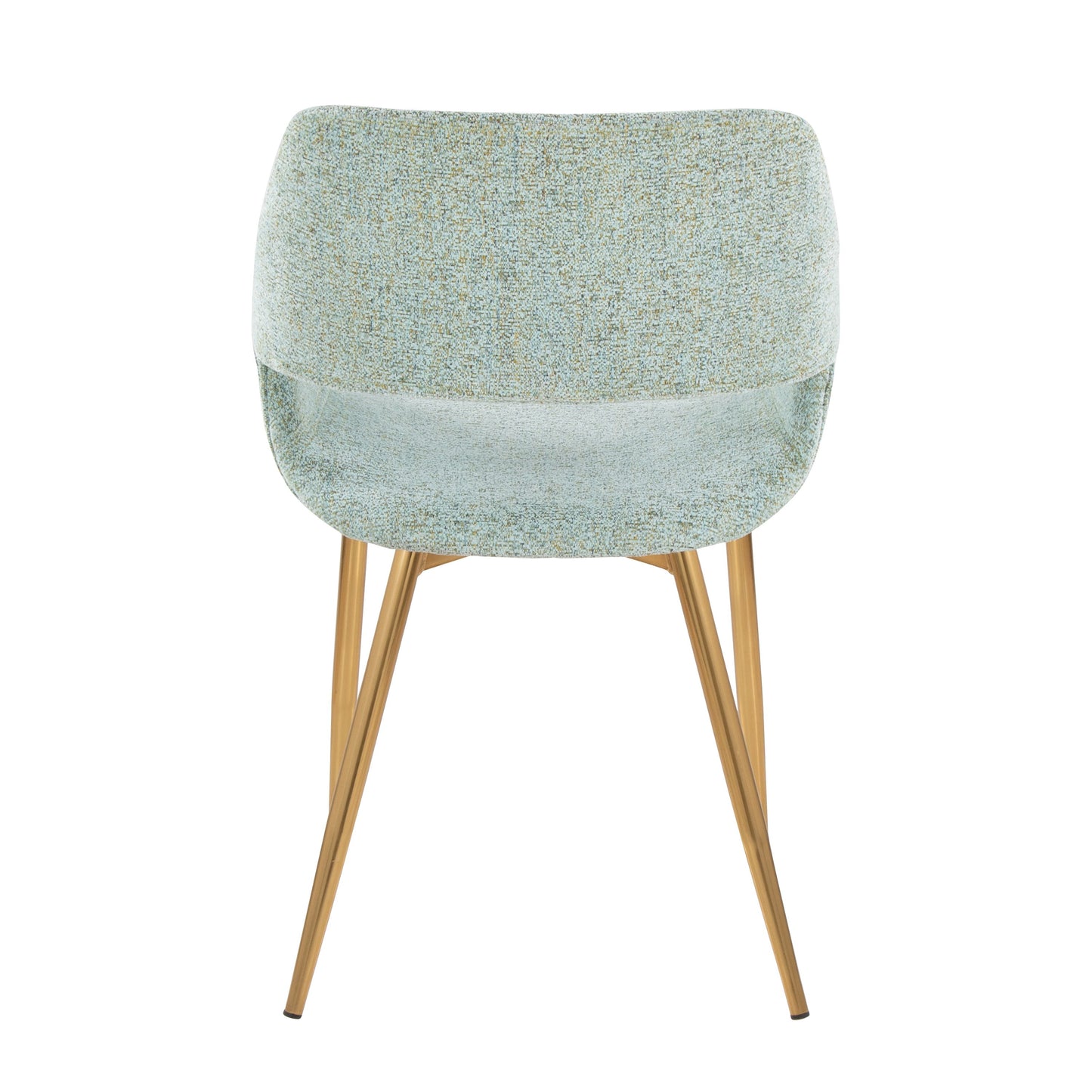 Margarite - Contemporary Dining / Chair (Set of 2) - Gold / Light Green