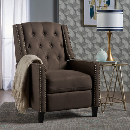 Classic Push Back Chair - Coffee