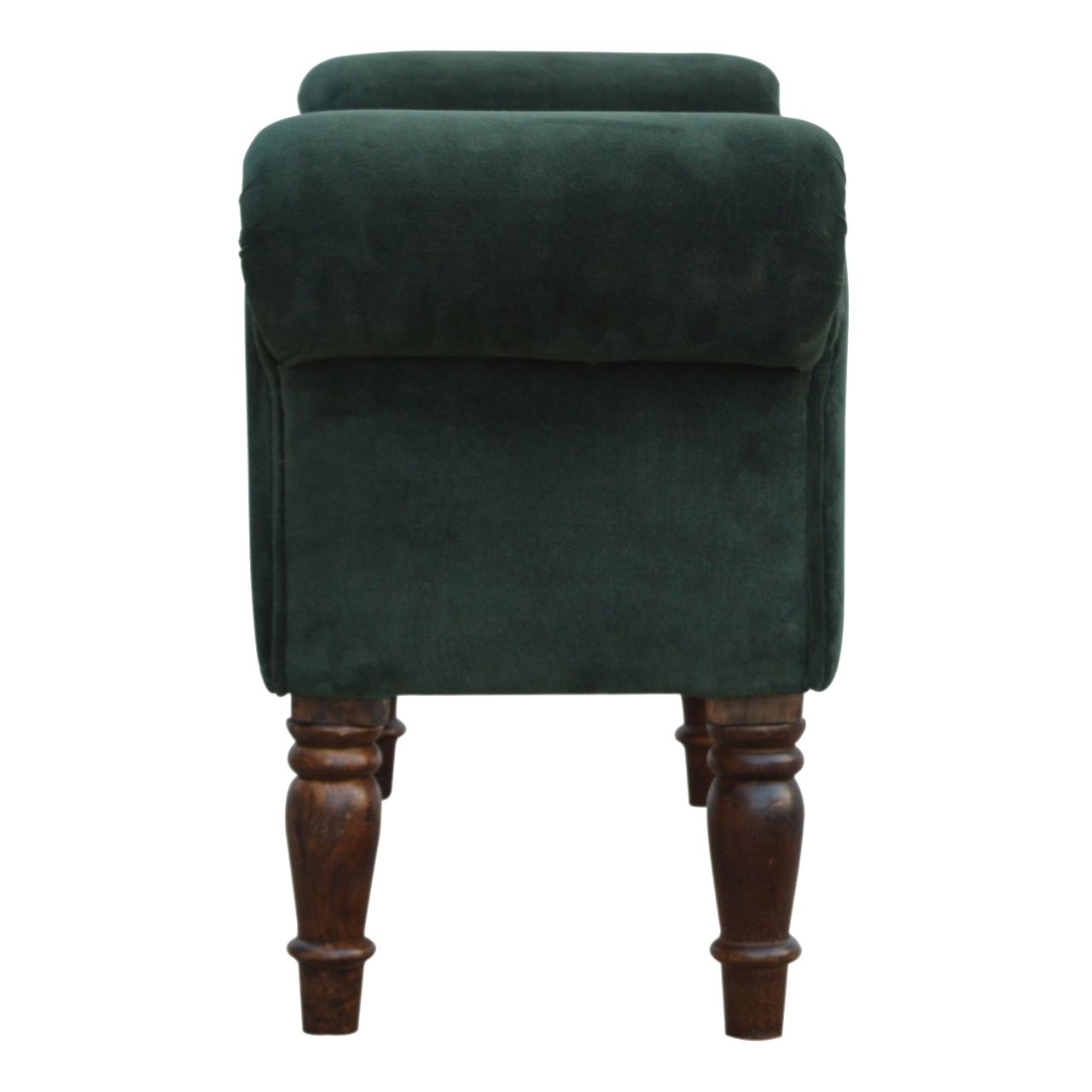Velvet Bench - Emerald