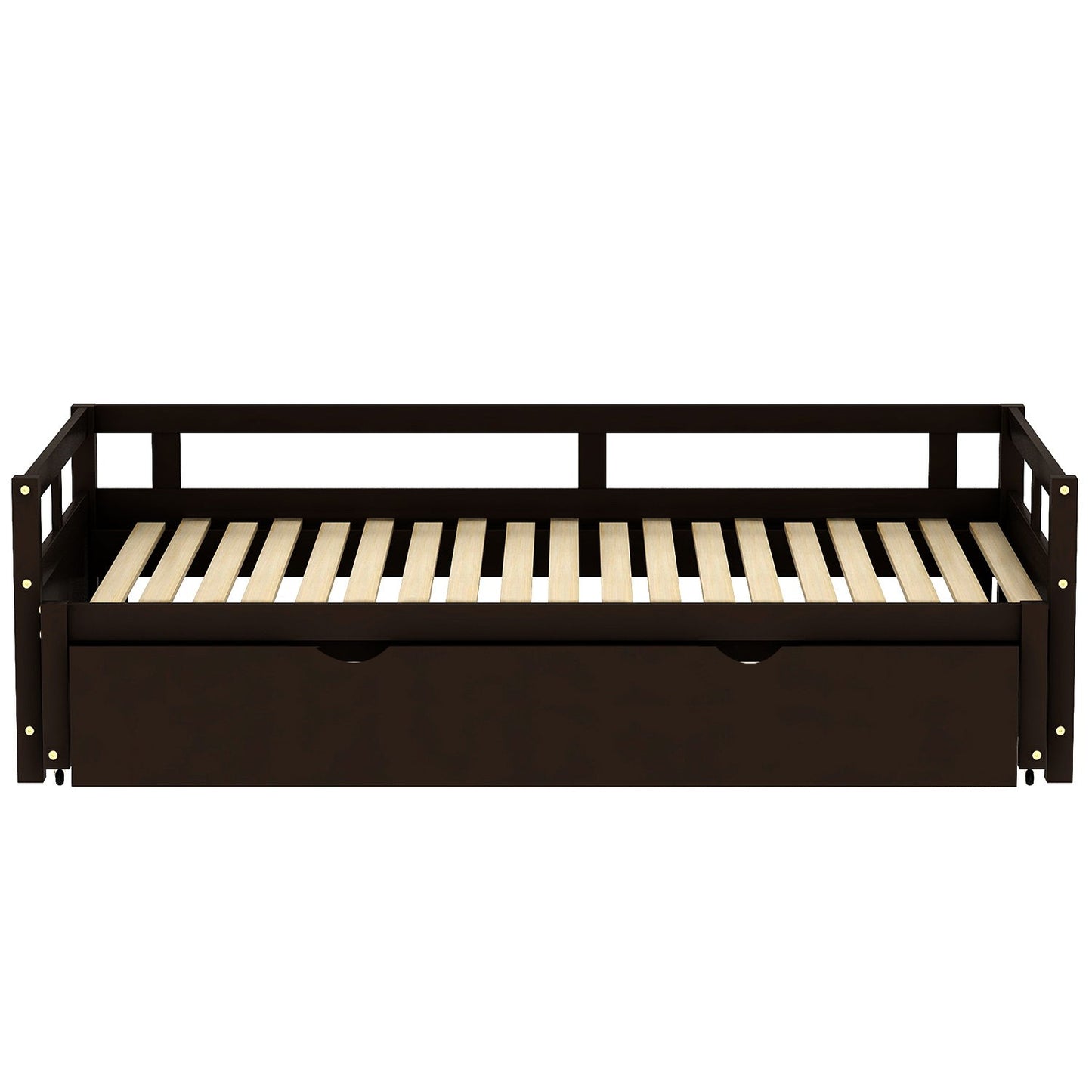 Extending Daybed With Trundle, Daybed With Trundle - Espresso