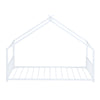 Twin Size House Bed - White