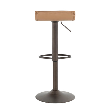 Ale - Industrial Barstool (Set of 2) - Camel