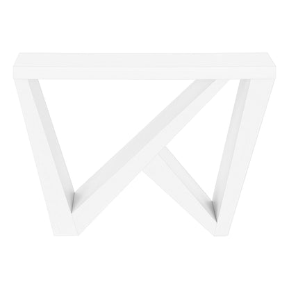 Accent Console Table For Entryway - White
