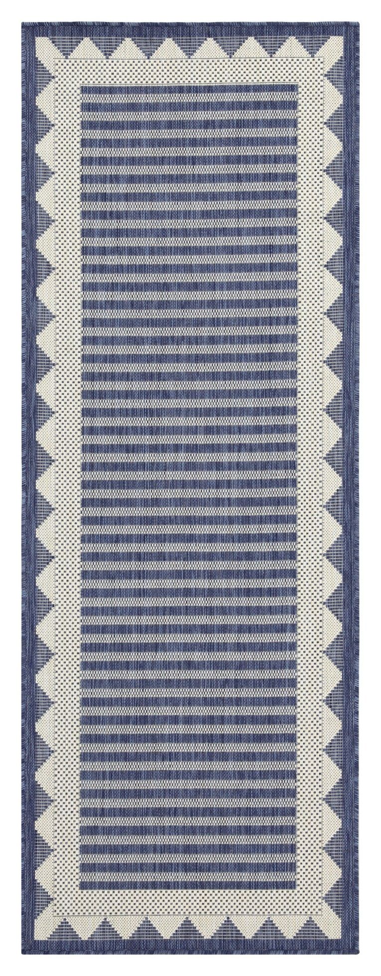 Sunshine - 7'10" X 10'3" Indoor, Outdoor Polyester Area Rug - Blue