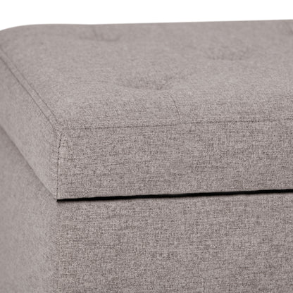 Hamilton - Storage Ottoman - Cloud Gray
