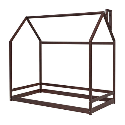 Twin Size Playhouse Bed - Espresso