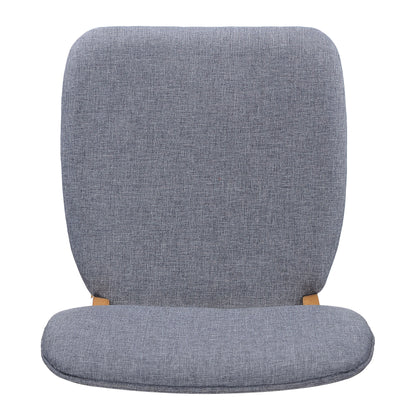 Voyager Upholstered Accent Chair With Splayed Legs And Wood Frame (Set of 2) - Gray
