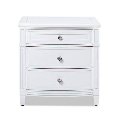 Dauphin - 3 Drawer Accent End Table - Gray Cashmere