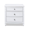 Dauphin - 3 Drawer Accent End Table - Gray Cashmere