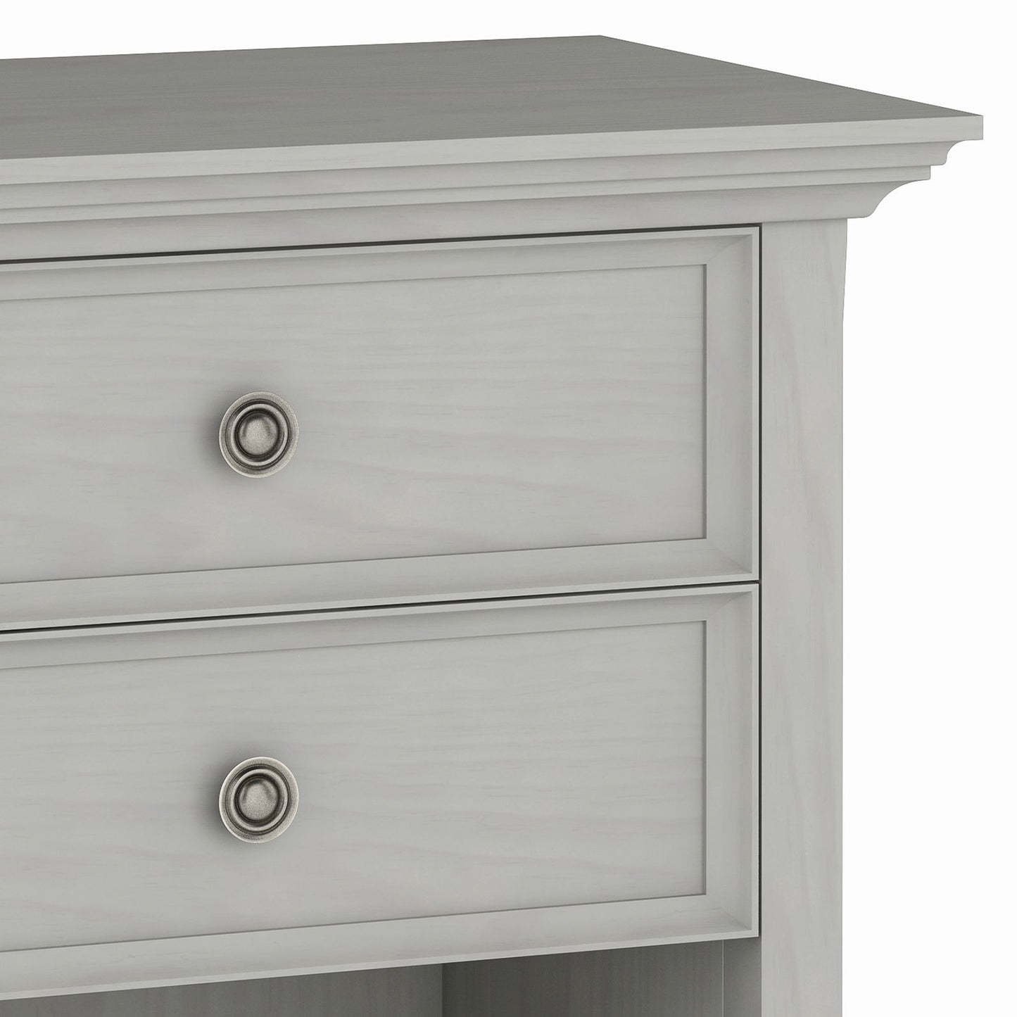 Amherst - Bedside Table - Fog Gray