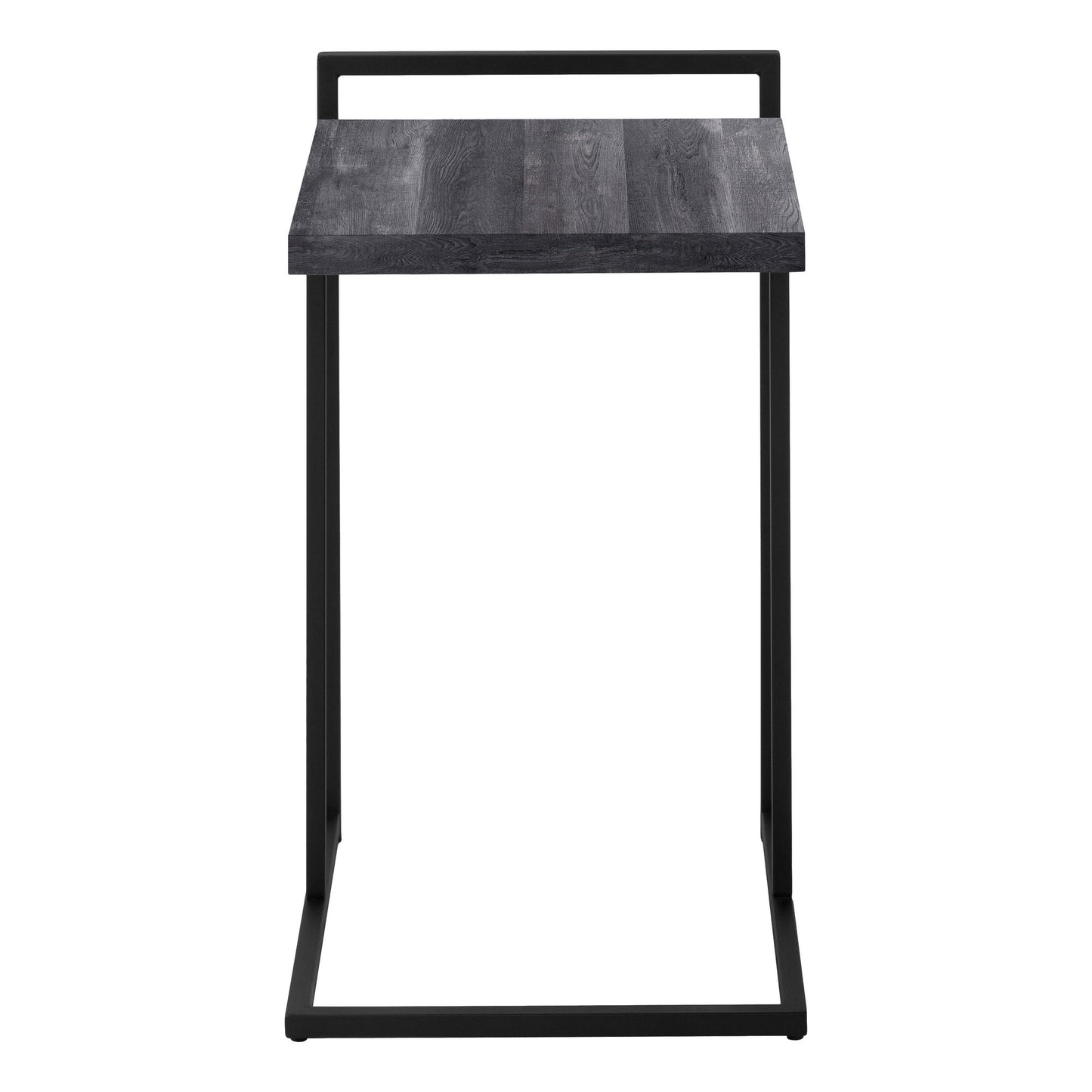 Accent Table, C - Shaped, Versatile Design - Black