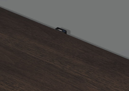 Carena - Night Stand With USB - White / Walnut