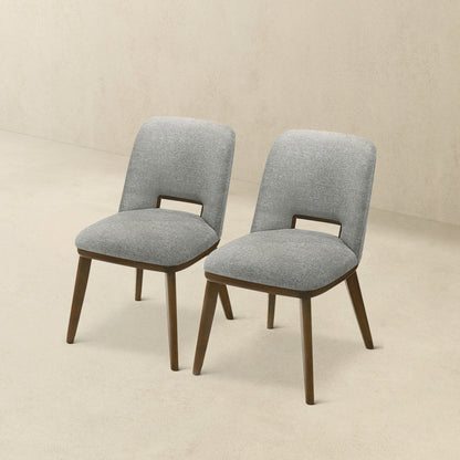 Blake - Dining Chair (Set of 2) - Brown / Light Gray