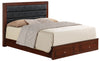 Full Storage Elegant Bed For Cozy Spaces - Cherry
