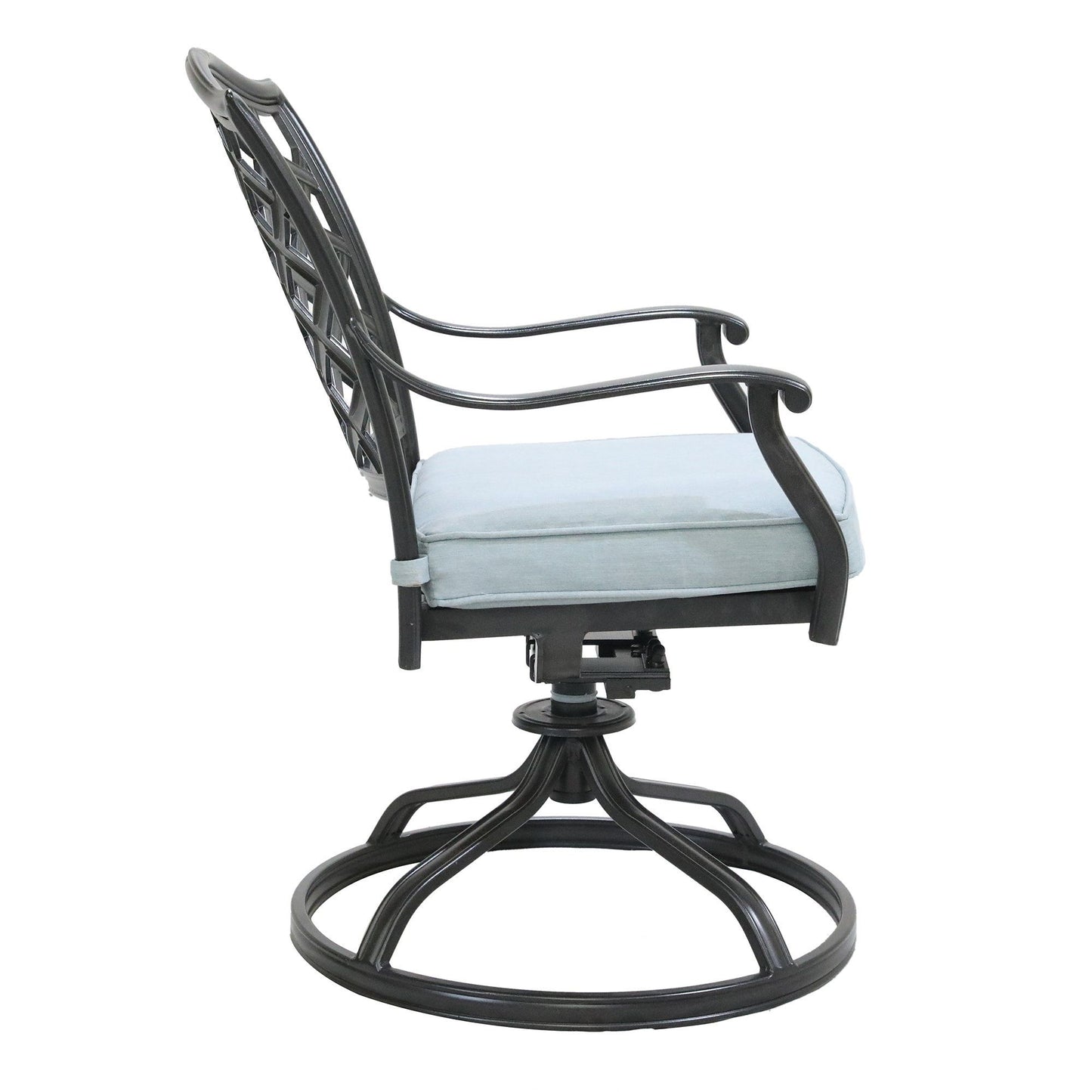 Dining Swivel Chair (Set of 2) - Light Blue