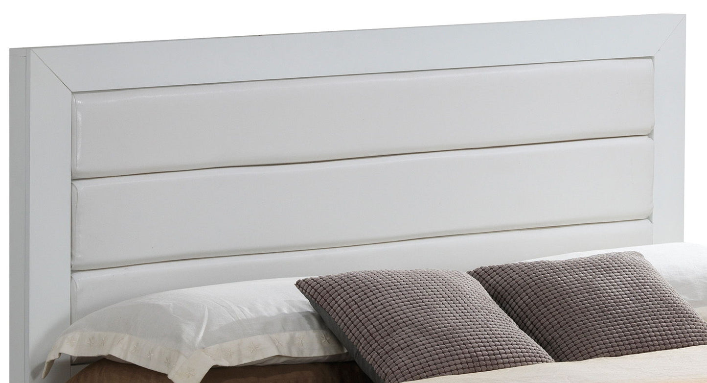 King Bed Chic Transitional - White