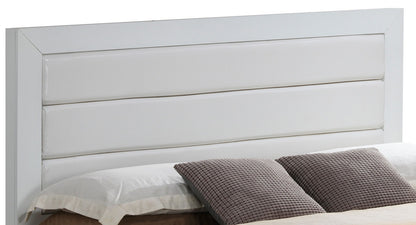 King Bed Chic Transitional - White