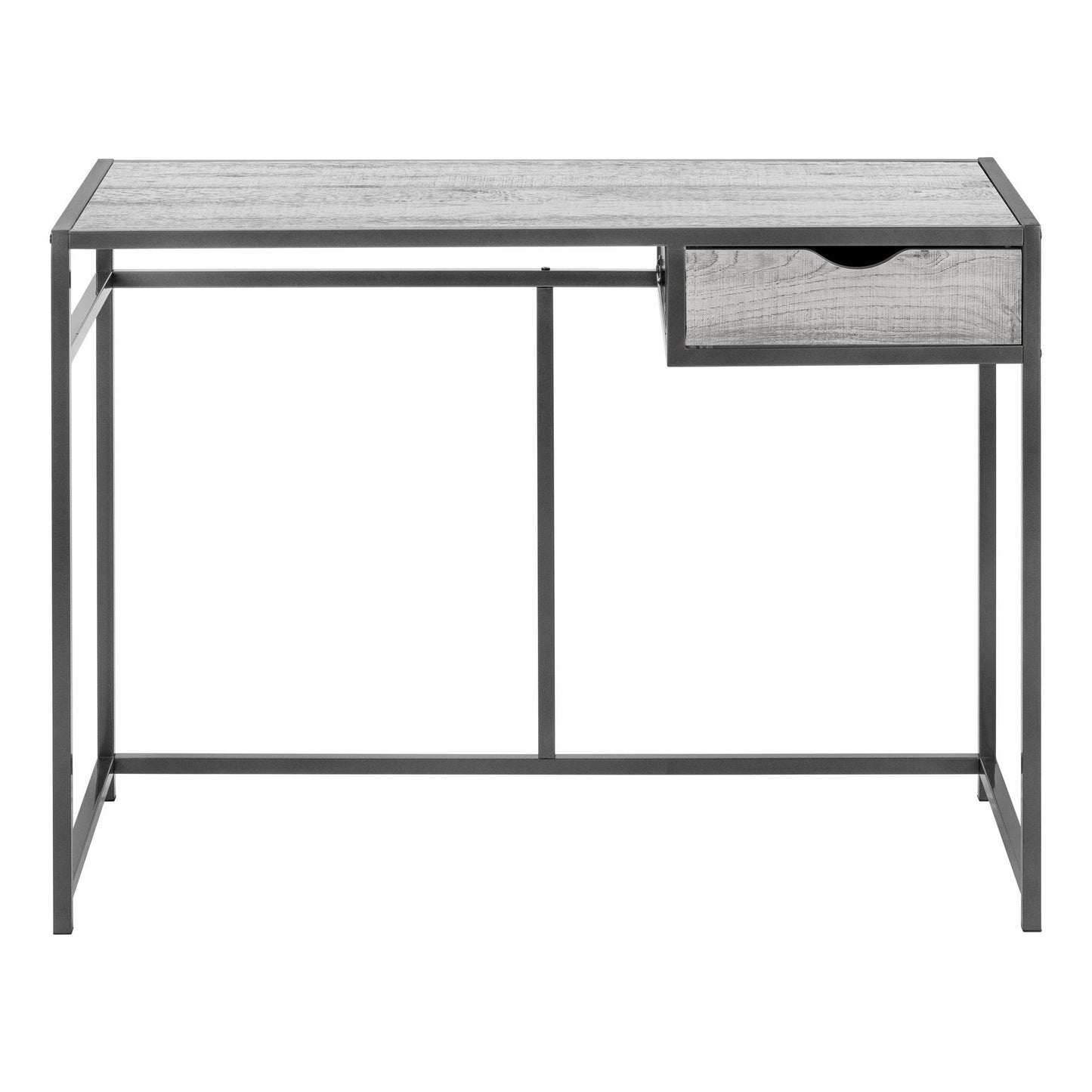 Computer Desk For Home Office, Laptop, Storage Drawer, Contemporary & Modern - Gray