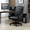 Executive Office Chair, High Back Reclining Comfortable Desk Chair With Smooth Glide Caster Wheels - Black