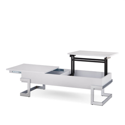 Calmam - High Gloss Coffee Table With Lift Top - White
