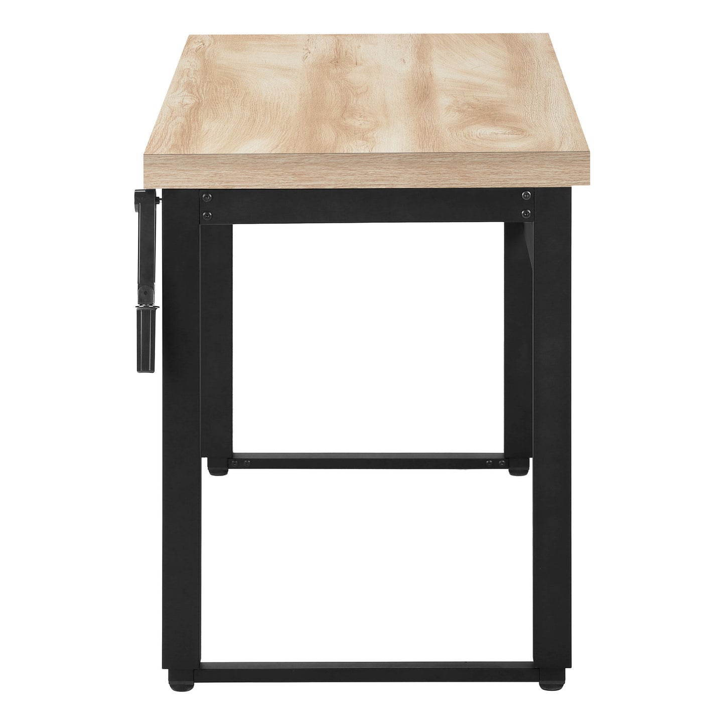 Computer Desk, Home Office, Standing, Adjustable, Laptop, Contemporary & Modern - Natural