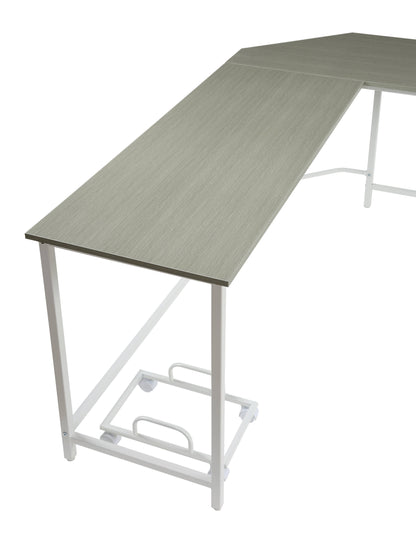 Bambina - Computer Desk - Gray / White